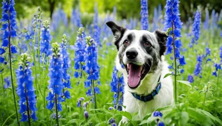 Are delphiniums poisonous to dogs?
