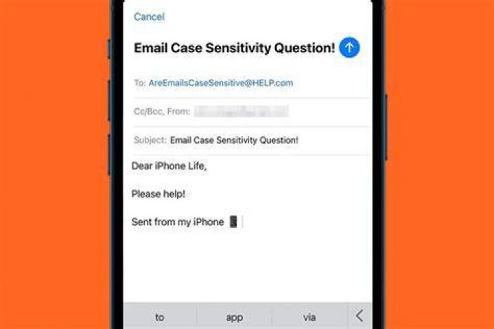 Are emails ever case sensitive?