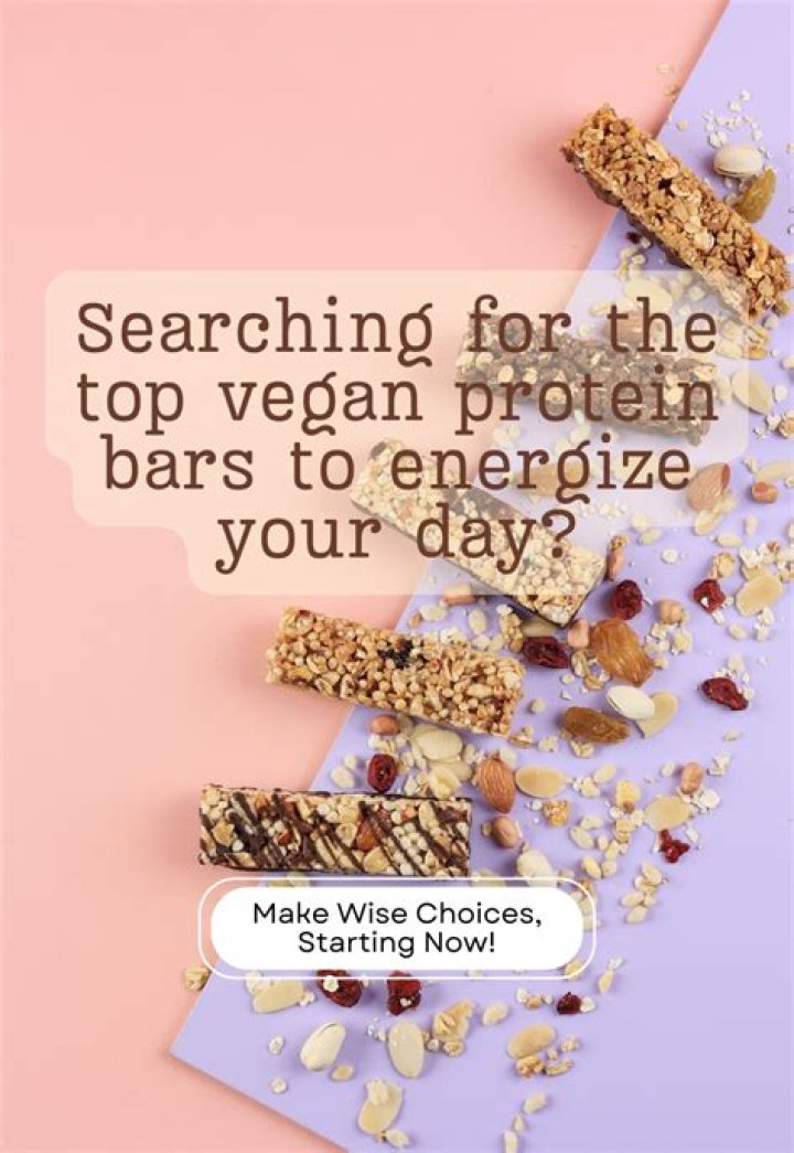 Are protein bars vegan?