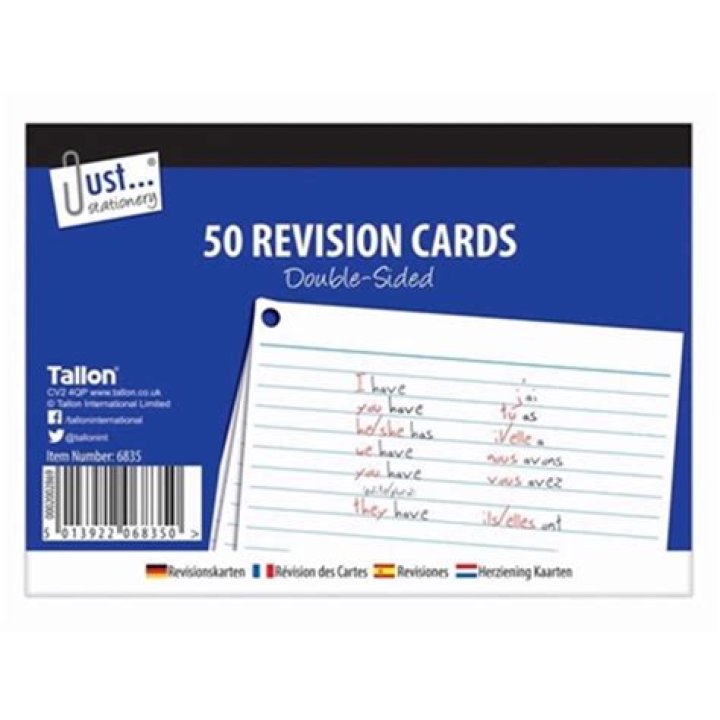 Are revision cards useful?