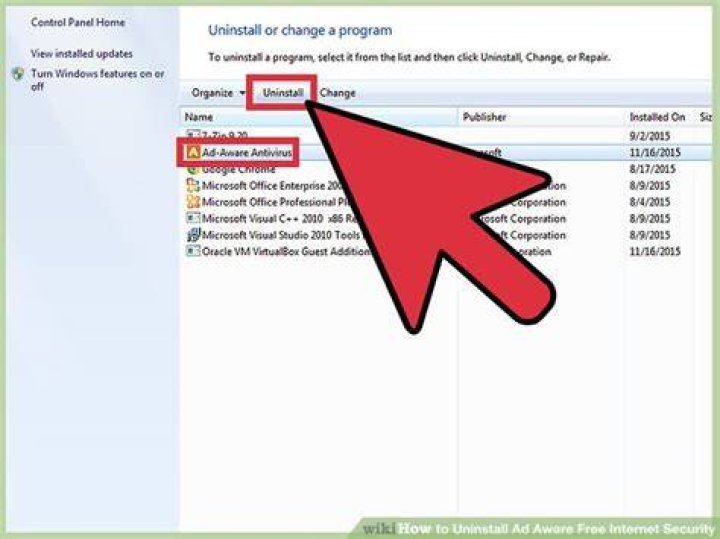 Can't uninstall ad aware?