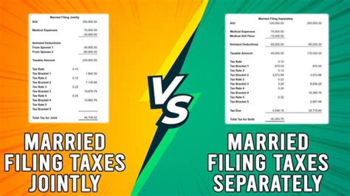 Can married couples file taxes separately?
