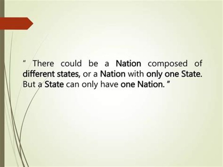Can nation be state?