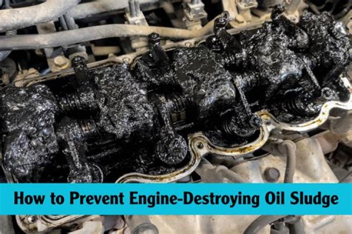 Can sludge be removed from an engine?