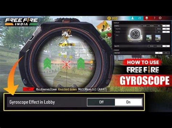 Can we use gyroscope in free fire?