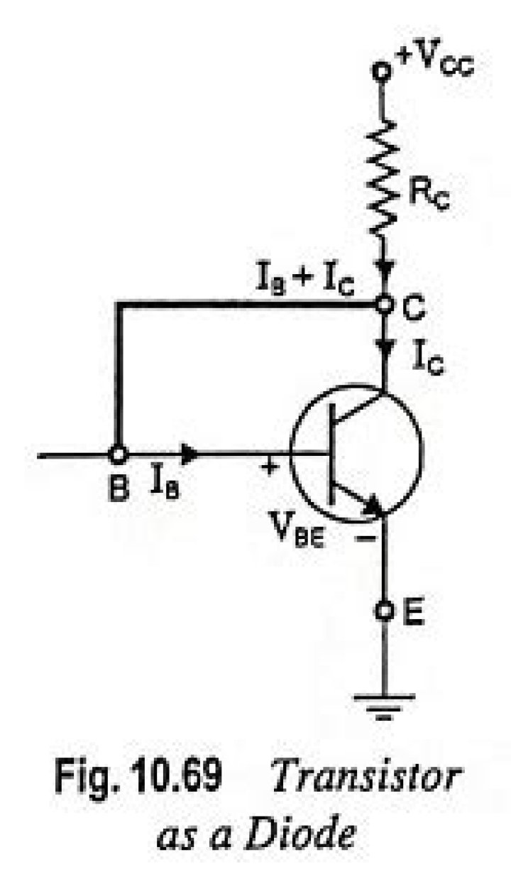 Can you use a transistor as a diode?