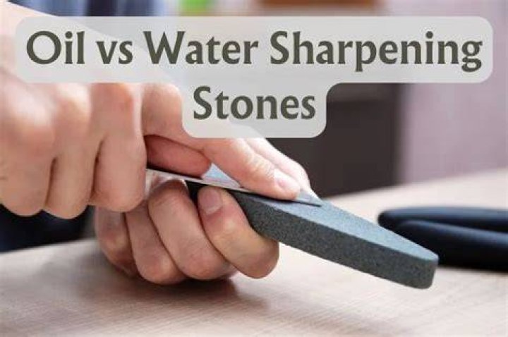 Can you use water on an oil sharpening stone?
