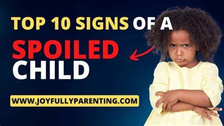 Did i spoil my child?