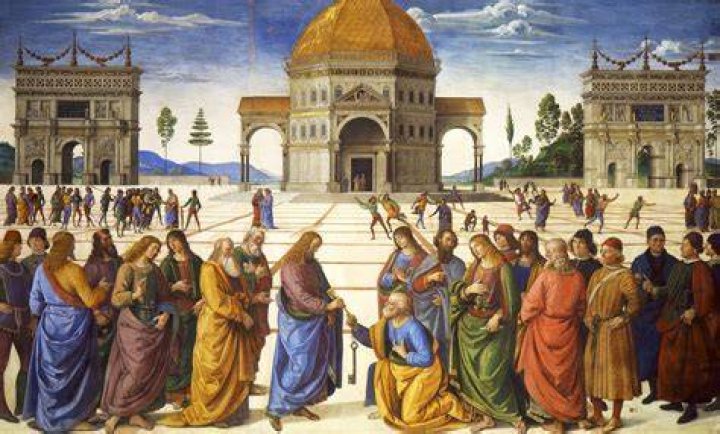 Did perugino start a school for painters?