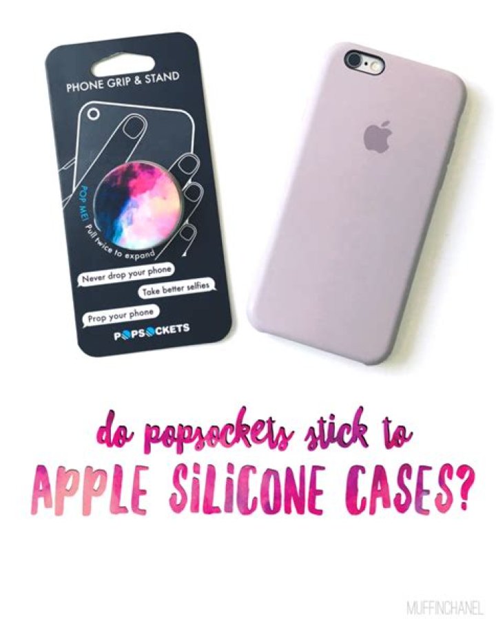 Do popsockets stick to silicone?