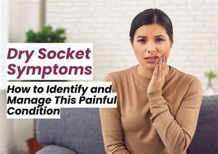 Does bad taste in mouth mean dry socket?