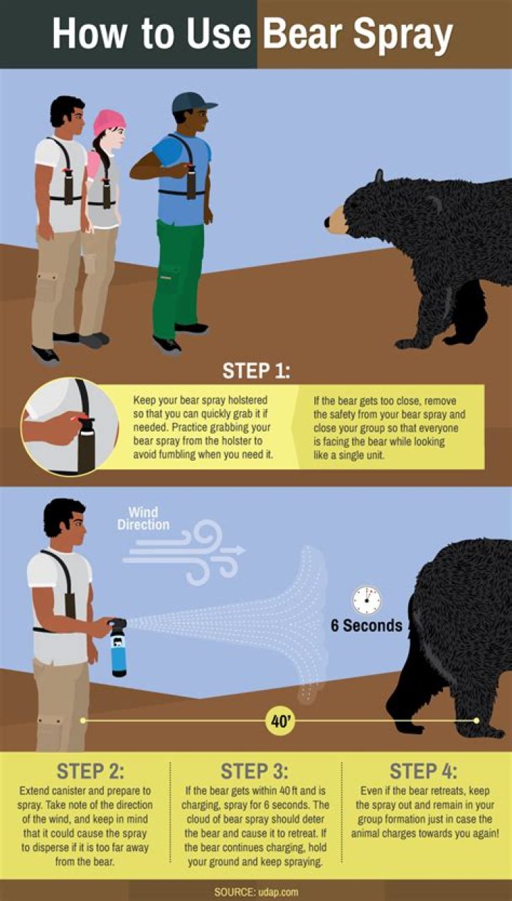 Does bear spray wear off?
