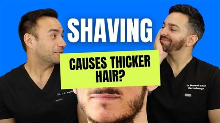 Does hair get coarser when you shave?