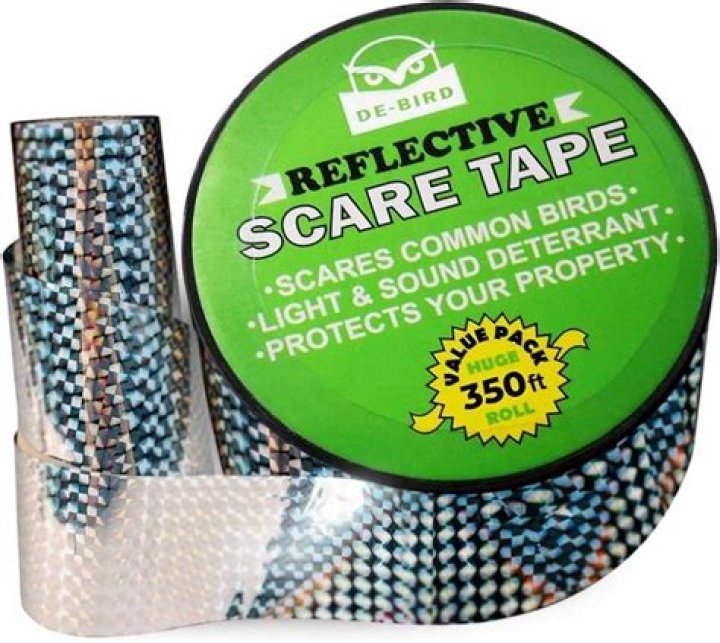 Does reflective tape keep birds away?