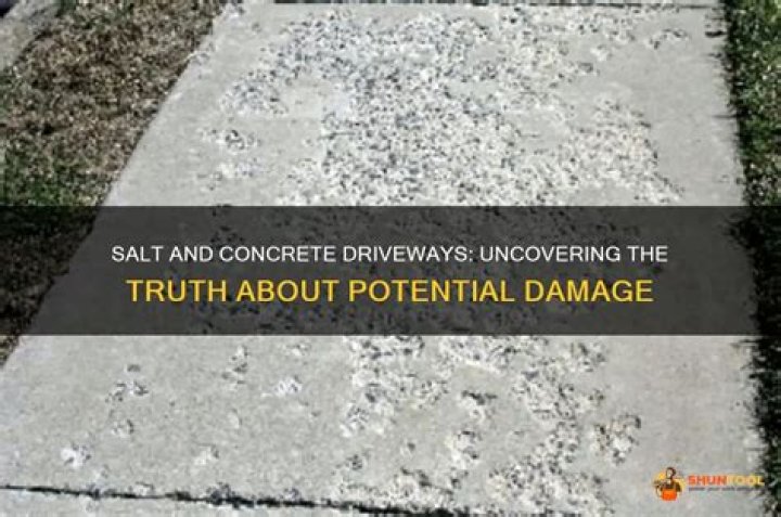 Does salt damage pavers?