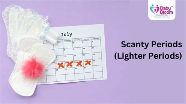 Does scanty periods cause abdominal pain?