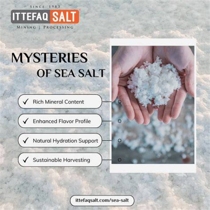 Does sea salt have sand?