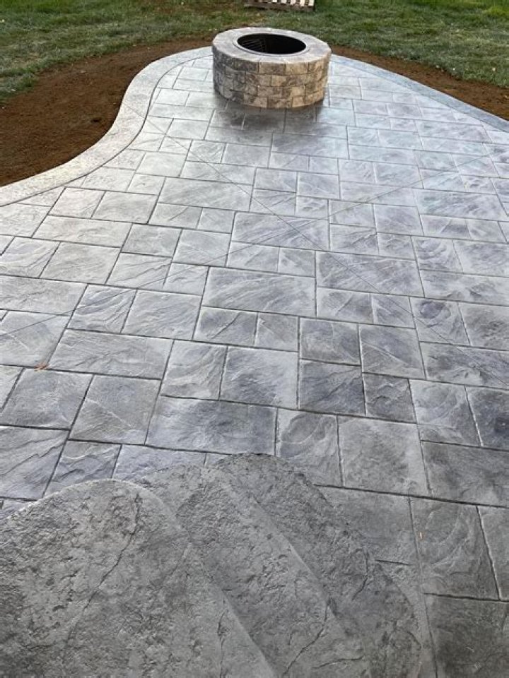 Does stamped concrete hold up?