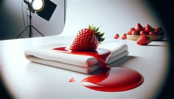 Does strawberry juice stain?