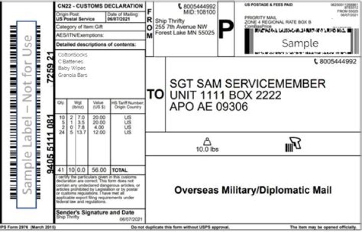 Does target ship to apo?