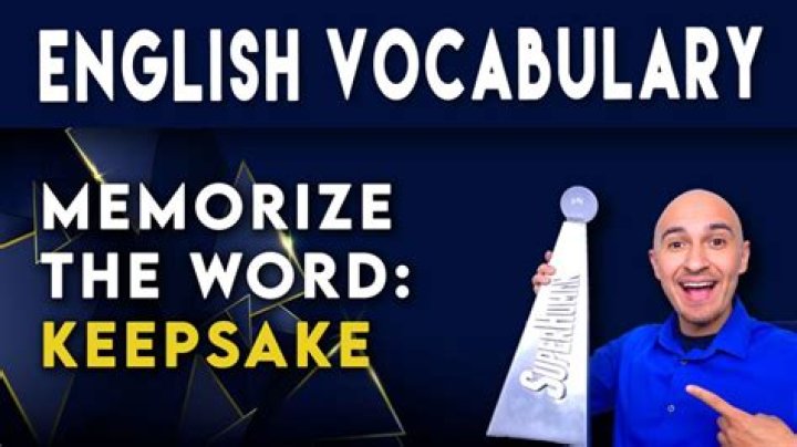 Does the word keepsake mean?