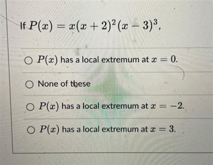 Has a local extremum?