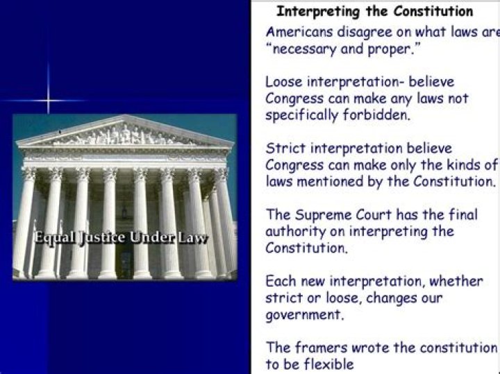 Has the final authority on interpreting the constitution?