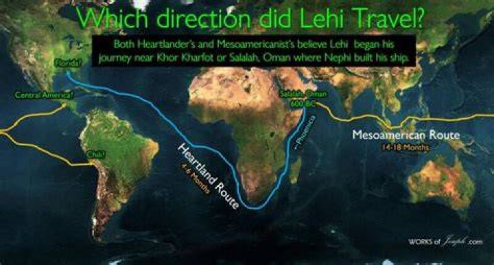 How did the nephites get to america?