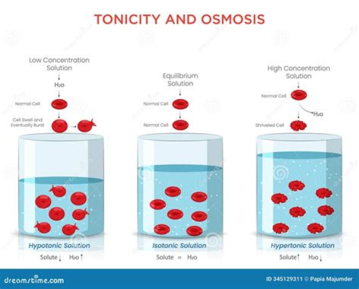 How do you determine the tonicity of a solution?