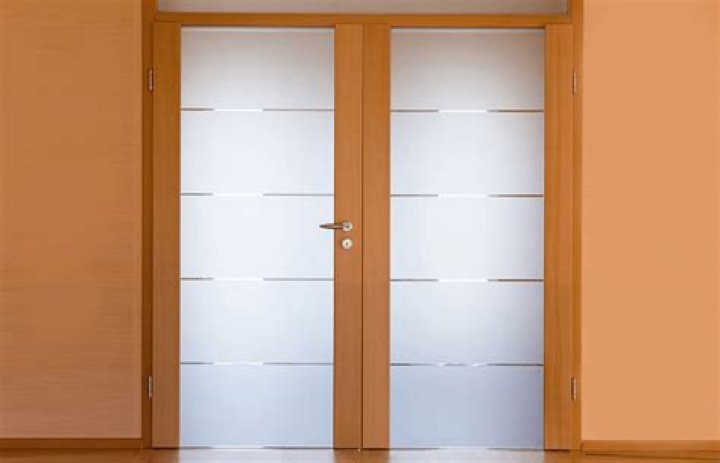 How to clean sandblasted glass doors?