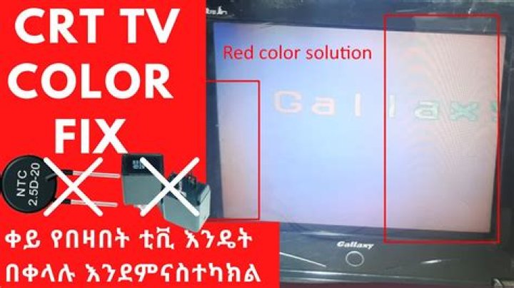 How to degauss a tv?