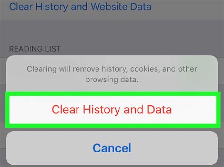 How to delete history?