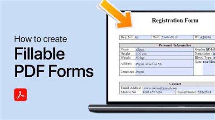 How to make a pdf fillable form?