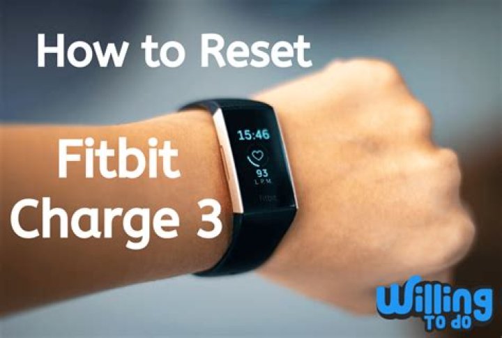 How to reset fitbit charge?