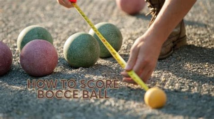 How to score bocce ball?
