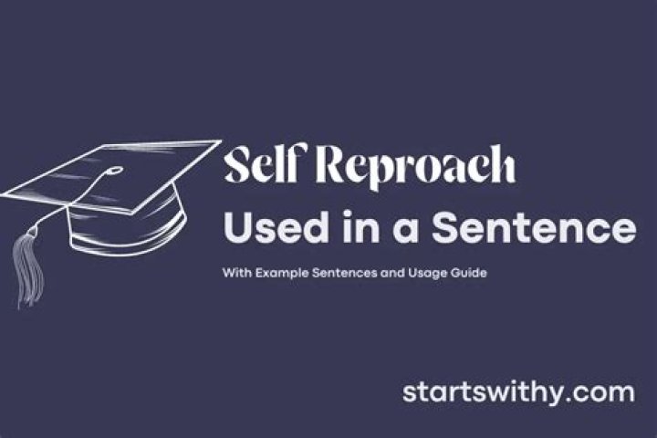 How to use self-reproach?