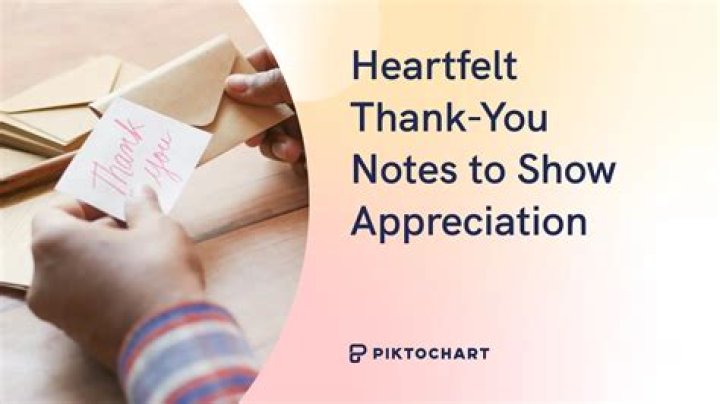 How to write a sincere thank you note?