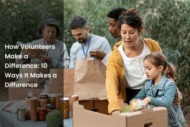 How volunteers make a difference?