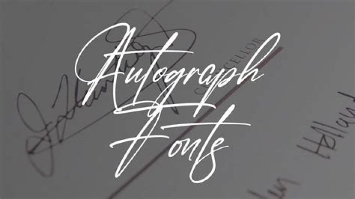 In autograph what to write?