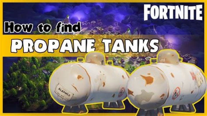 In fortnite destroy structures with propane tanks?