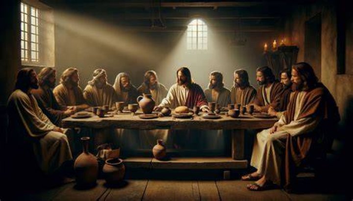 In the bible the last supper?