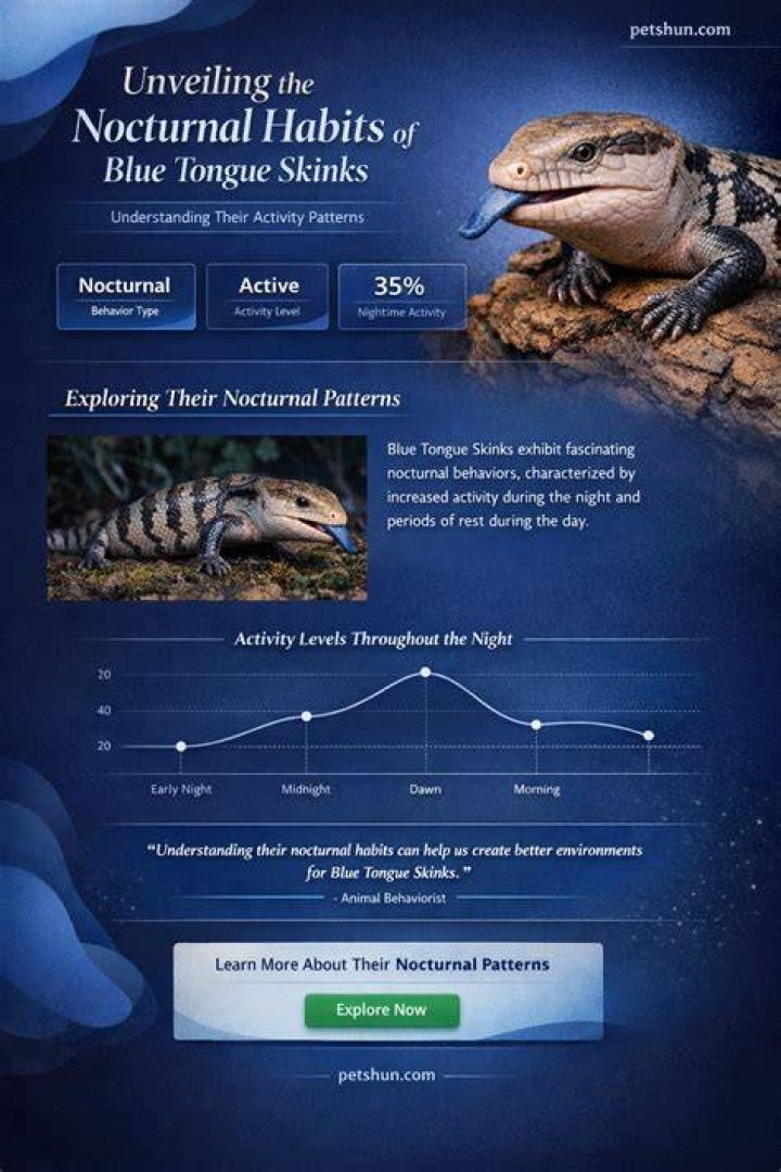 Is blue tongue skinks nocturnal?
