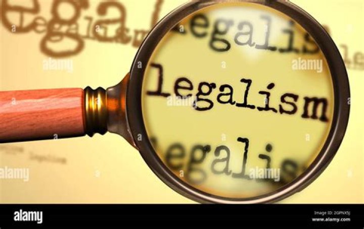Is legalism a real word?