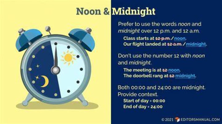 Is midnight am or pm?