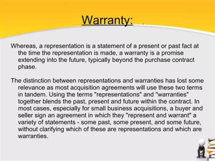 Is representations and warranties?