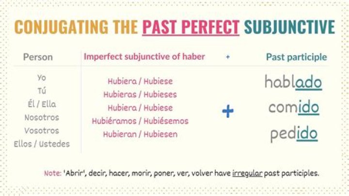 Is subjunctive past tense?