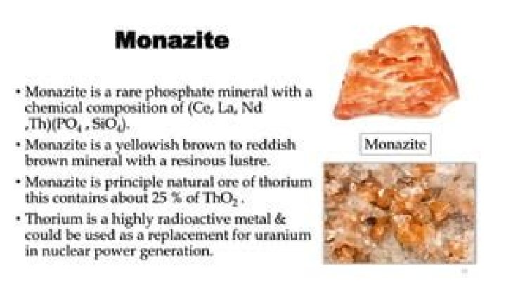 Is there uranium in monazite?