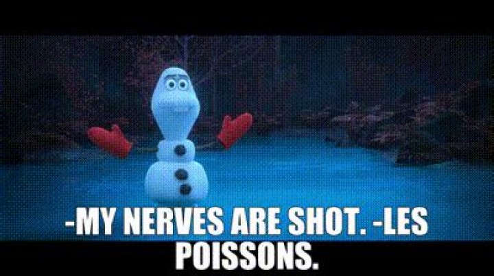 On my nerves are shot?