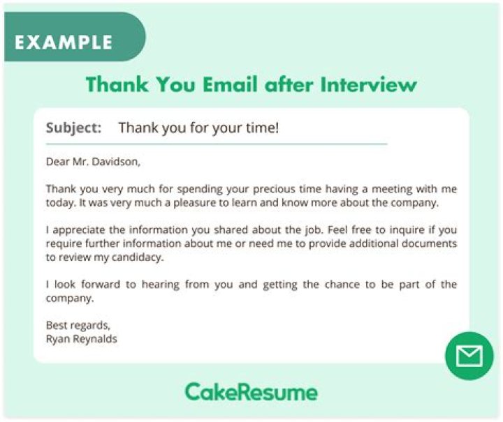 Should i expect a response from a thank you email?