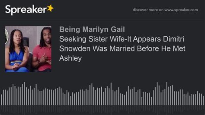 Was dimitri married before ashley?